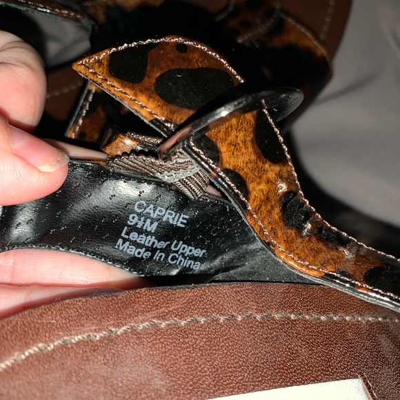 Steve Madden animal print wedge - Picture 7 of 7